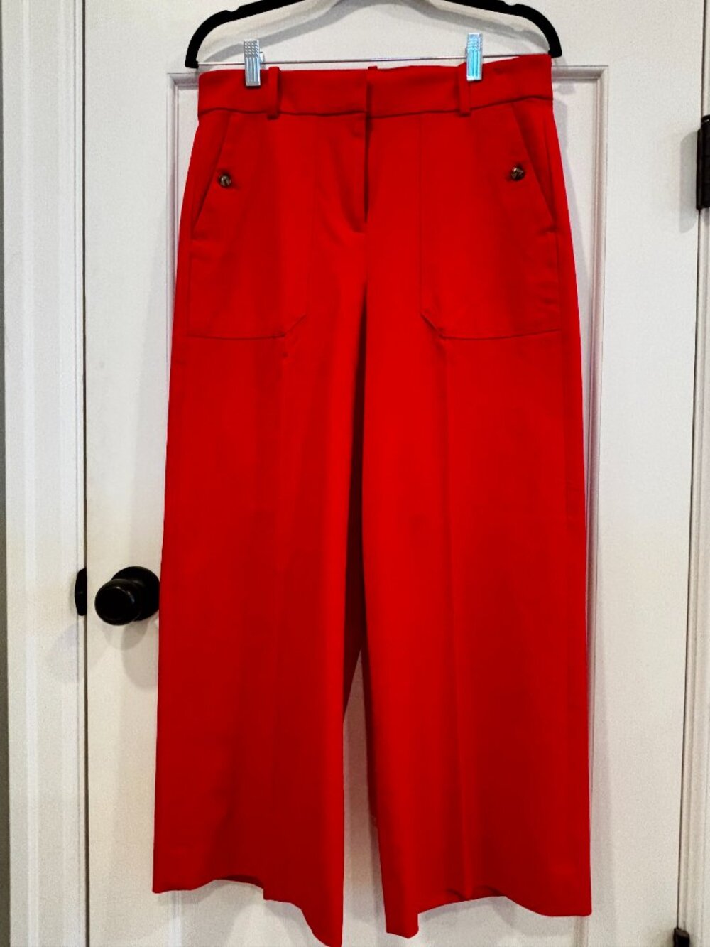 J. Crew "Sydney" Wide Leg Red Pants | Size 8 | NWOT - Picture 5 of 13